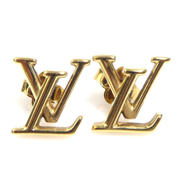 Louis Vuitton Iconic Metal Gold Earrings for Women, M00743 e60769k - Picture 1 of 5